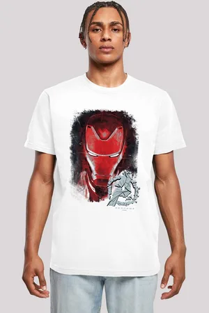 F4NT4STIC T-Shirt Marvel Avengers Endgame Iron Man Brushed Herren,Premium Merch,Regular-Fit,Basic,Logo Print