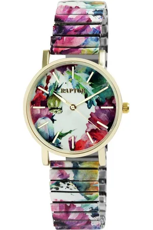 Raptor Quarzuhr Colorful Edition mit Edelstahlzugarmband, 3 ATM, Mineralglas - Verkäufer: Shaghafi GmbH