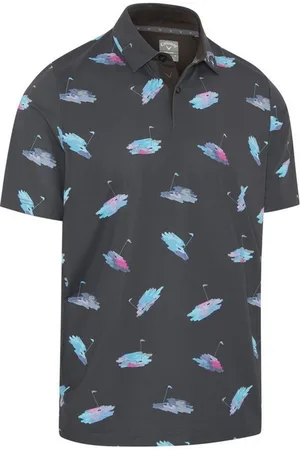 Callaway Poloshirt Golf Novelty Print Polo Herren (1-tlg) Bewegungsfreiheit - Verkäufer: GFA Sports