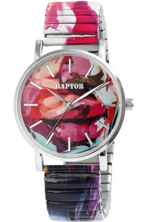 Raptor Quarzuhr Colorful Edition mit Edelstahlzugarmband, 3 ATM, Mineralglas - Verkäufer: Shaghafi GmbH