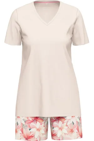 Ammann Pyjama Damen-Shorty Single-Jersey Blumen - Verkäufer: Erwin Müller