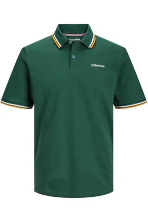JACK & JONES Poloshirt Jack&Jones Poloshirt XXL dunkelgrün JJCAMPA - Verkäufer: bigtex