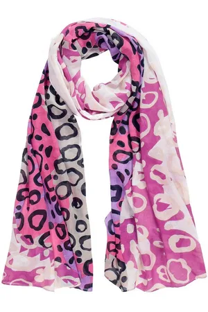 Ulla Popken Halstuch Schal farbiger Leo-Patchdruck - Verkäufer: Popken Fashion Group