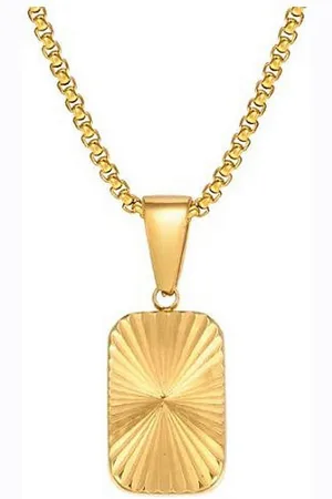 Karma Kette mit Anhänger Erbskette Herren Halskette Edelstahl Silber Schwarz Gold mit Anhänger (Geschenk für Herren modern), Edelstahlhalskette Kette Herrenhalskette Herrenkette - Verkäufer: Sanixa