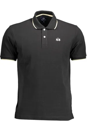 La Martina Poloshirt Herren Kurzarm-Polo Schwarz - Regular Fit - Verkäufer: Redeve