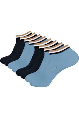 HUGO BOSS Freizeitsocken AS Uni Stripe CC (4-Paar) mit eingesticktem Markenschriftzug - Verkäufer: bonvenon