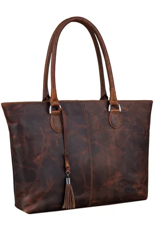 STILORD Handtasche "Callie" Echt Leder Shopper Tasche Damen Groß für 15.6 Zoll Laptop - Verkäufer: Leder