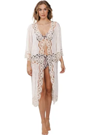 Pastunette Strandkleid Damen Strand Poncho mit Spitze (1-tlg) Baumwolle - Verkäufer: HELLER-SHOES