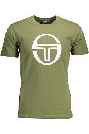 Sergio Tacchini T-Shirt Grünes Herren Kurzarm-T-Shirt mit Print und - Verkäufer: Redeve