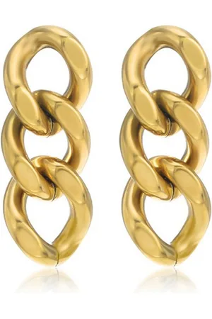 Karma Paar Ohrhänger Ohrringe Hänger Edelstahl Roségold Silber Gold Kette Glieder Damen (Edelstahlohrhänger Geschenk für Sie, Edelstahlohrringe Edelstahl), Damenohrringe Damenohrhänger Hänger Damenschmuck - Verkäufer: Sanixa