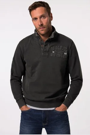 JP 1880 Sweatshirt JP 1880 Sweattroyer Vintage Look Badge bis 8 XL - Verkäufer: Popken Fashion Group