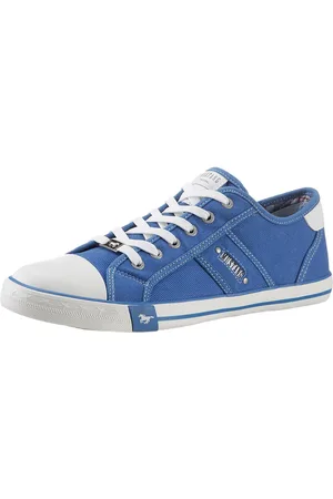 Mustang Sneaker mit Mustang Markenlabel, Freizeitschuh, Halbschuh, Schnürschuh