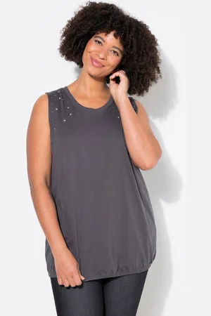 Angel of Style Longtop Top Schulter-Ziersteinchen - Verkäufer: Popken Fashion Group