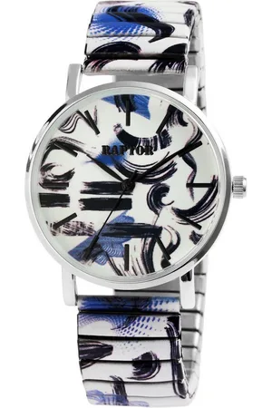 Raptor Quarzuhr Colorful Edition mit Edelstahlzugarmband, 3 ATM, Mineralglas - Verkäufer: Shaghafi GmbH