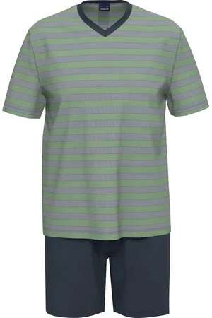 Ammann Pyjama Herren-Shorty Single-Jersey Streifen - Verkäufer: Erwin Müller