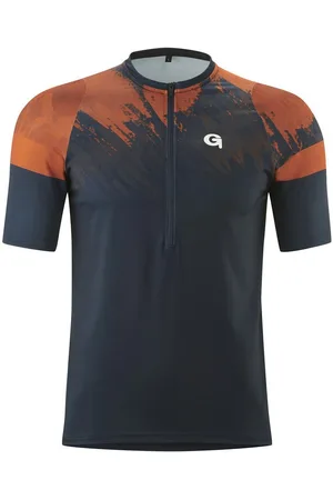 Gonso Print-Shirt XXL Radtrikot Vedello Print navy-rost - Verkäufer: bigtex