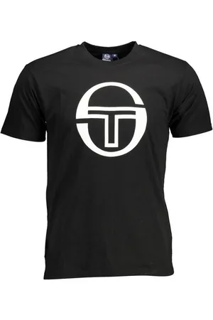 Sergio Tacchini T-Shirt Elegantes Schwarzes Herren T-Shirt mit Logo und - Verkäufer: Redeve