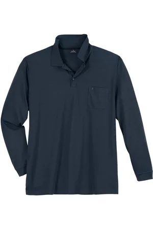 Ragman Poloshirt Softknit Langarm-Polo XXL marine - Verkäufer: bigtex