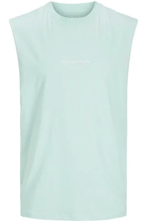 JACK & JONES Muscleshirt Jack&Jones Tanktop XXL mint Logoprint JORVESTERBRO - Verkäufer: bigtex