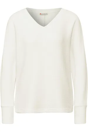 Street one Langarmshirt Kuscheliges Strukturshirt (1-tlg) - Verkäufer: Stylaholic The Shop