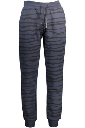 Roberto Cavalli 5-Pocket-Hose Herren Sporthose Blau mit Kordelzug und Kontrastdetails - Stylisch & B - Verkäufer: Redeve