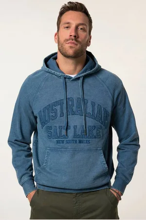 JP 1880 Sweatshirt JP 1880 Hoodie Badges Vintage Look Kapuze bis 8 XL - Verkäufer: Popken Fashion Group