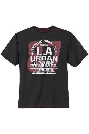 Adamo Rundhalsshirt XXL T-Shirt Frontprint L.A Urban - Verkäufer: bigtex