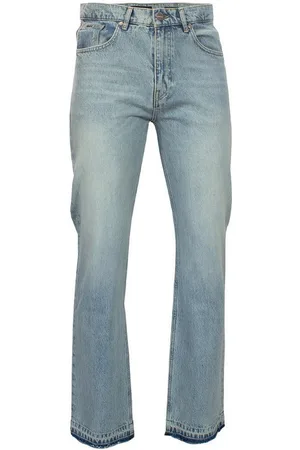 EightyFive 5-Pocket-Jeans Herren Open Hem Jeans Straight Fit 100& Baumwolle - Verkäufer: weit-und-breit