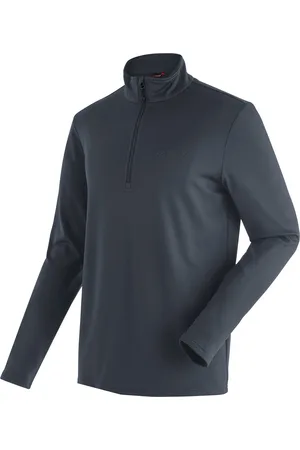 Maier Sports Langarmshirt Große Größe Herren Funktions-Langarmshirt dunkelgrau Felix - Verkäufer: bigtex
