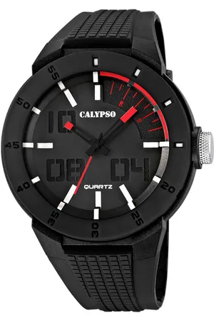 Calypso Quarzuhr Street Style Herrenuhr Kunststoffband Schwarz 49,1 mm K5629/2 - Verkäufer: Jäckle Uhrenhandel e.K.