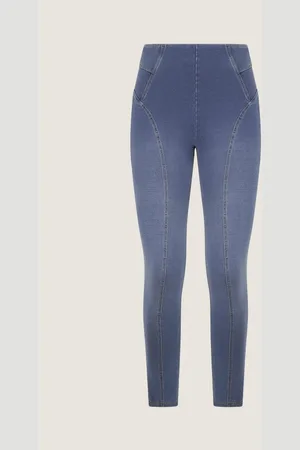 Freddy Jeggings N.O.W.Skinny-Jeggings Denim High Waist Hellblau - Verkäufer: Sun & Famous