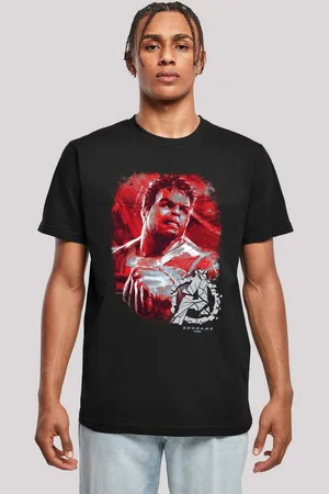 F4NT4STIC T-Shirt Marvel Avengers Endgame Hulk Brushed Herren,Premium Merch,Regular-Fit,Basic,Logo Print
