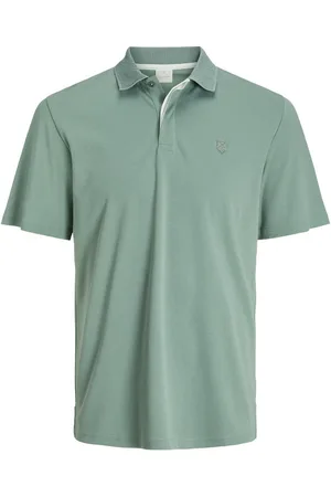 JACK & JONES Poloshirt Jack&Jones XXL Poloshirt salbeigrün JPRCCRODNEY - Verkäufer: bigtex