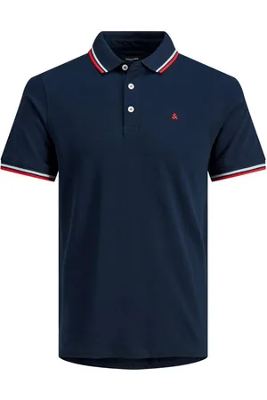 JACK & JONES Poloshirt Jack&Jones Poloshirt XXL JJEPAULOS navy - Verkäufer: bigtex