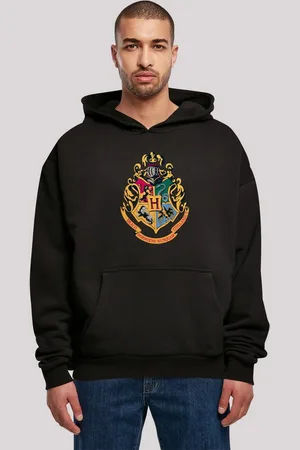 F4NT4STIC Kapuzenpullover Harry Potter Hogwarts Crest Gold Print