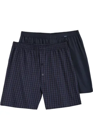 Adamo Boxershorts 2er-Pack Boxershorts Übergröße navy/kariert (Spar-Pack, 2-St., 2er-Pack) - Verkäufer: bigtex