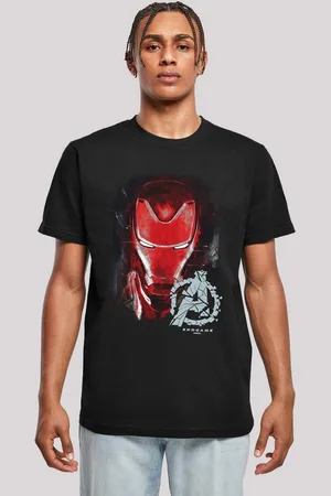 F4NT4STIC T-Shirt Marvel Avengers Endgame Iron Man Brushed Herren,Premium Merch,Regular-Fit,Basic,Logo Print