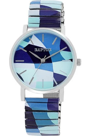 Raptor Quarzuhr Colorful Edition mit Edelstahlzugarmband, 3 ATM, Mineralglas - Verkäufer: Shaghafi GmbH