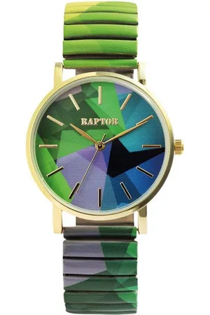 Raptor Quarzuhr Colorful Edition mit Edelstahlzugarmband, 3 ATM, Mineralglas - Verkäufer: Shaghafi GmbH