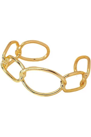 Karma Armreif Damenarmreif Gold Metall Armschmuck Damen Armband goldener Armreif (Geschenk für Sie, Schmuck Frau), Damenschmuck modern Gliederarmreif Metallarmreif - Verkäufer: Sanixa