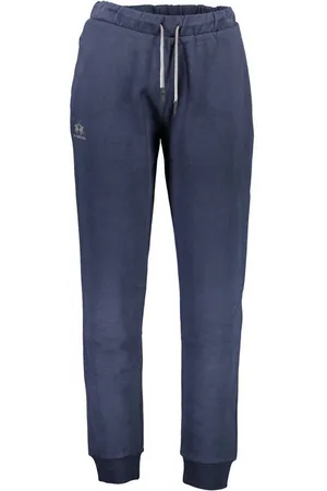 La Martina 5-Pocket-Hose Herren-Sporthose Blau mit Kordelzug und Logo – Bequem und Stilvoll - Verkäufer: Redeve