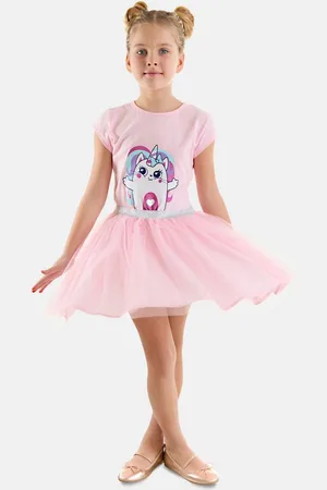 Denokids Sommerkleid Cute Kitty mit Katzen-Einhorn-Aufdruck