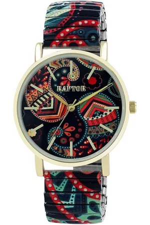 Raptor Quarzuhr Colorful Edition mit Edelstahlzugarmband, 3 ATM, Mineralglas - Verkäufer: Shaghafi GmbH