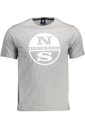 North Sails T-Shirt Herren Kurzarm T-Shirt aus Naturfasern - Grau mit - Verkäufer: Redeve