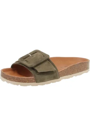Verbenas 3304020268 Reiko Velour-Kaki-38 Sandale - Verkäufer: Schuhfieber