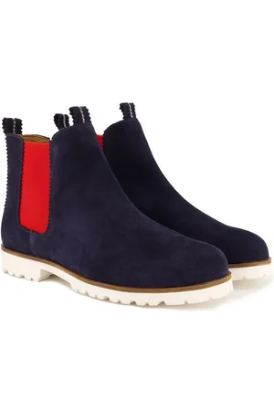 Ulla Popken Suede-Chelseaboots Wechselfußbett Weite H Stiefel - Verkäufer: Popken Fashion Group