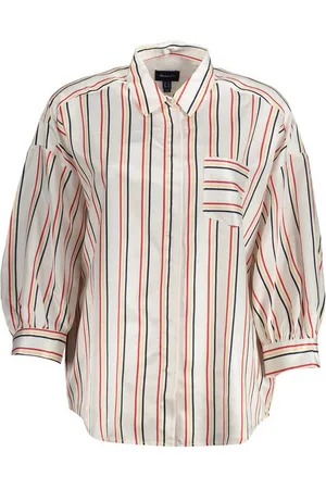 GANT Blusenshirt Elee weiße Damenbluse mit italienischem Kragen - Verkäufer: Redeve