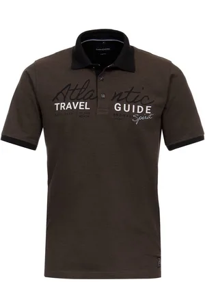 Casa Moda Poloshirt Stretch-Poloshirt braun melange modisch XXL - Verkäufer: bigtex