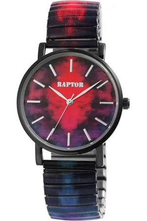 Raptor Quarzuhr Colorful Edition mit Edelstahlzugarmband, 3 ATM, Mineralglas - Verkäufer: Shaghafi GmbH
