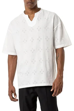 Redbridge T-Shirt mit Cut-Out-Ausschnitt – Lässiges Oversized-Shirt aus 100 % Baumwolle - Verkäufer: ChillDeal